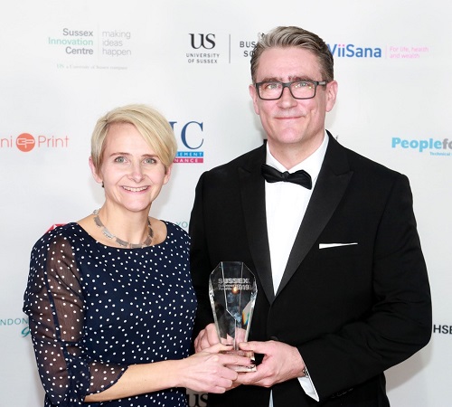 Ridgeview’s CEO Tamara Roberts was awarded ‘Sussex Business Person of the Year’